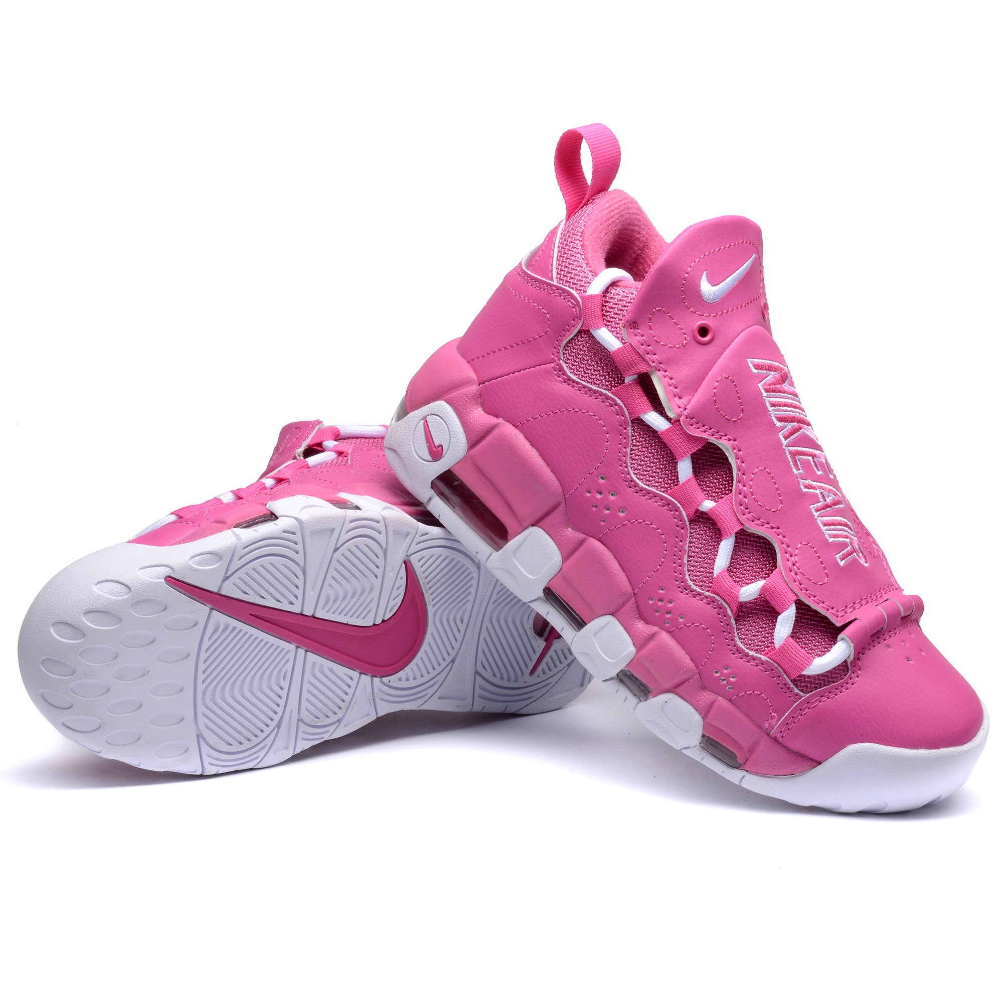 Nike Air More Money QS Pink White Shoes